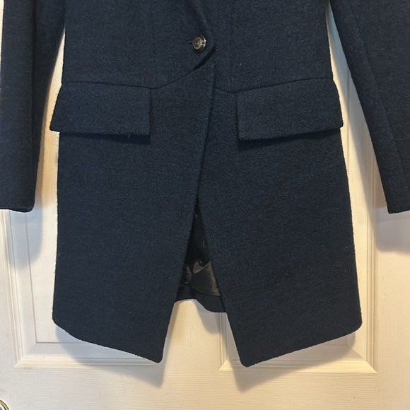 Beat 100% Wool Jacket Blue Size 55 (Small) From Korea - Picture 3 of 8